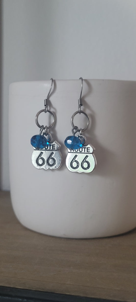 Route 66 earrings
